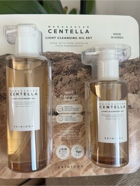 Skin 1004 Madagascar Centella Light Cleansing Oil 300ml + 200ml Set New & Sealed